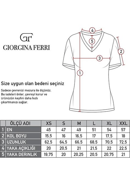 Premium Kadın Ess Logo V Yaka Tee T-Shirt Irina modelleri