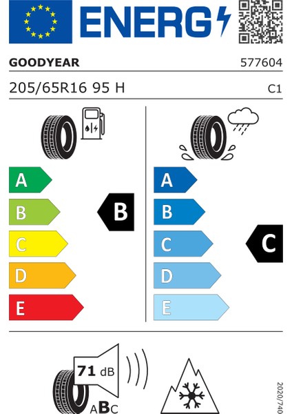 205/65 R16 95H Ug 8 Performance Ms Oto Kış Lastiği (Üretim Yılı: 2023)