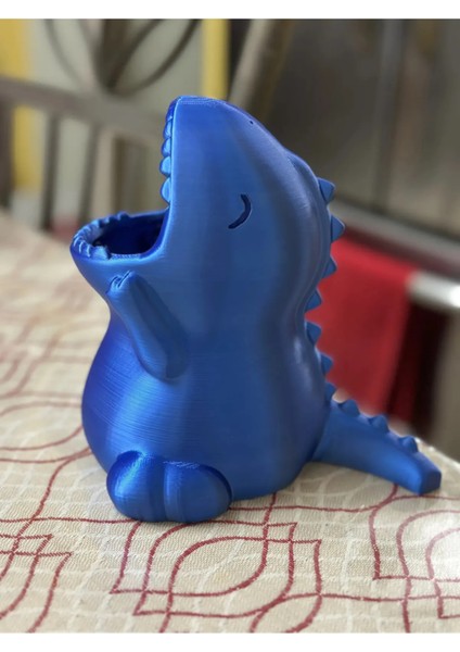 T-Rex Dinozor Şekilli Kalemlik - Eğlenceli ve Şık Masa Düzenleyici