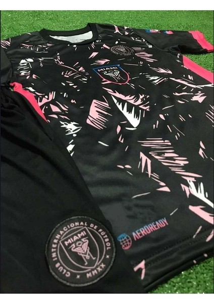 I.n.t.e.r Miami 2023/24 Yeni Sezon Lionel Messi Çocuk Forması 3'lü Set (Black)