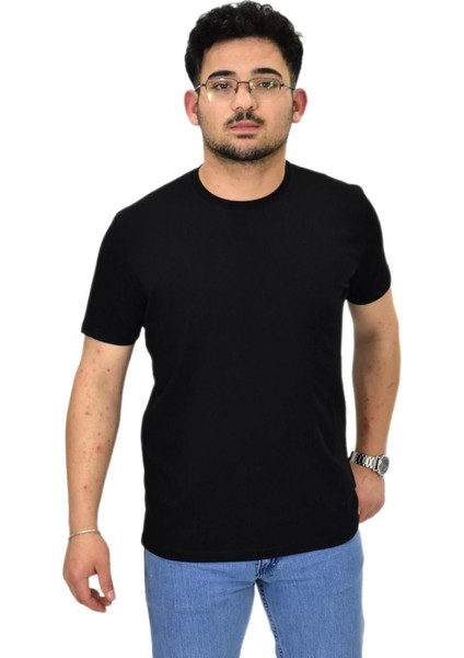 Erkek Sıfıryaka Düz Likra Süprem Tişört 4380 BGL-ST04528