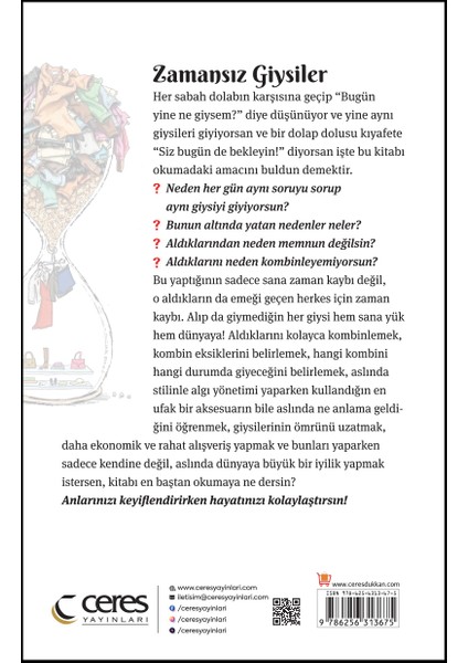 Zamansız Giysiler Başak Boğday Saygılı 9786256313675
