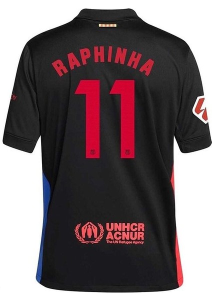 F.c B.a.r.c.e.l.o.n.a 2024/25 Yeni Sezon Raphinha Deplasman Forması (Black)