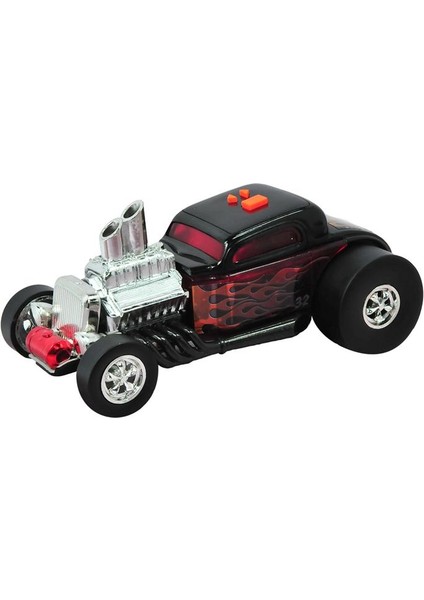 Rock Roller Hotrodsesli Titreşimli Klasik Araç Siyah