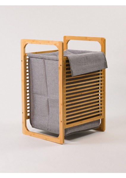 Mirova Bambu Çamaşır Sepeti (45 Litre)