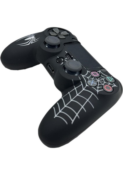 Ps4 Dualshock Joystick Koruyucu Örümcek Desenli Silikon Kılıf