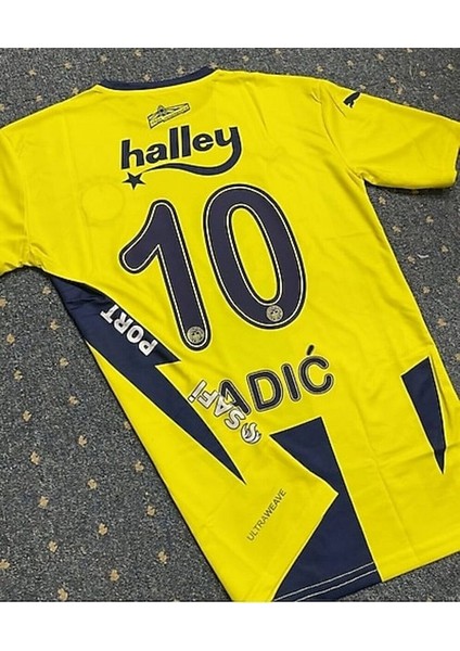 2024/25 Fb/fenerbãhçe T.a.d.i.c 10 Iç Saha Çubuklu Forması Spor T-Shirt