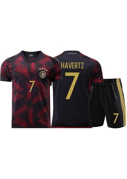 Almanya Kai Havertz 2022 Dünya Kupası Özel Çocuk Forması 3^lü Set