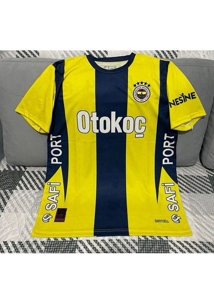 2024/25 Fb/fenerbãhçe T.a.d.i.c 10 Iç Saha Çubuklu Forması Spor T-Shirt