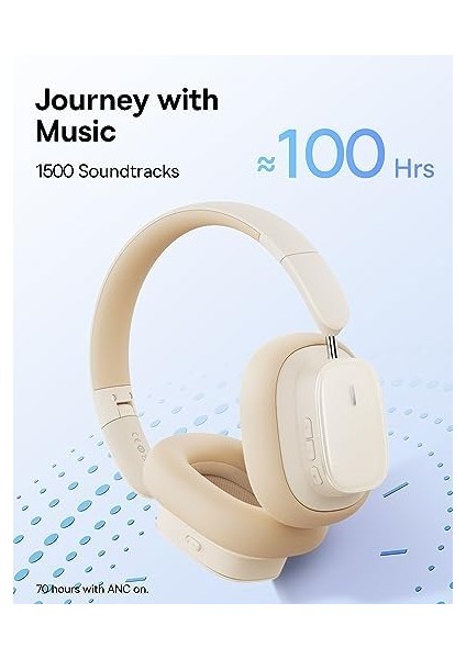 H1I Bowie Anc Headphone-Beyaz