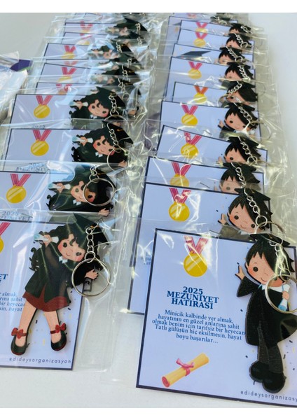 Anahtarlık Mezuniyet Hediyesi(25ad)