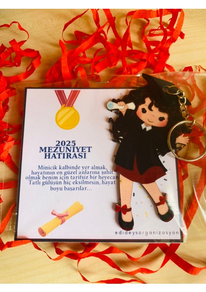 Anahtarlık Mezuniyet Hediyesi(25ad) fiyatları