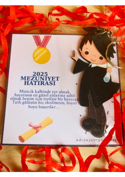 Anahtarlık Mezuniyet Hediyesi(25ad) modelleri
