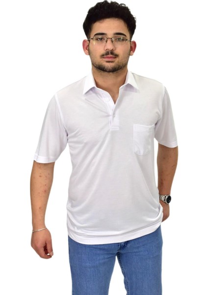 Erkek Gömlek Yaka Tişört T6064 BGL-ST04541