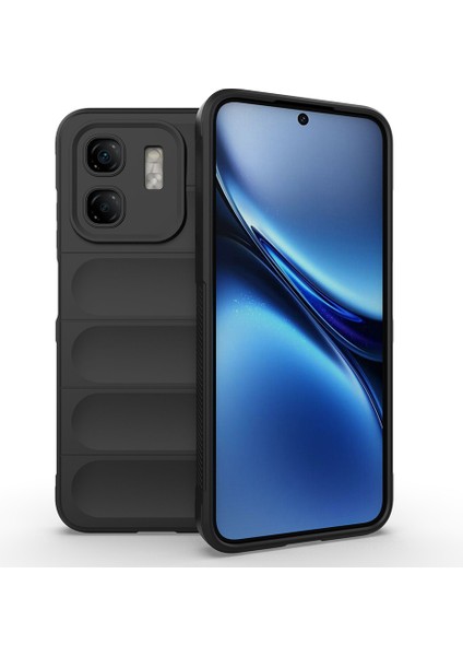 Infinix Hot 50I Kılıf Magic Shield Tpu Flannel Etnik Kapak