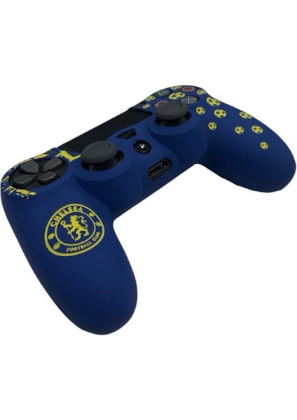 Ps4 Dualshock Joystick Koruyucu Chelsea Desenli Silikon Kılıf