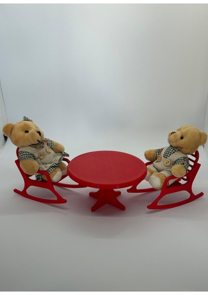 Cevizdizayn Babybear Mini Sallanan Sandalye Ayıcıklar Muhabbette fiyatları