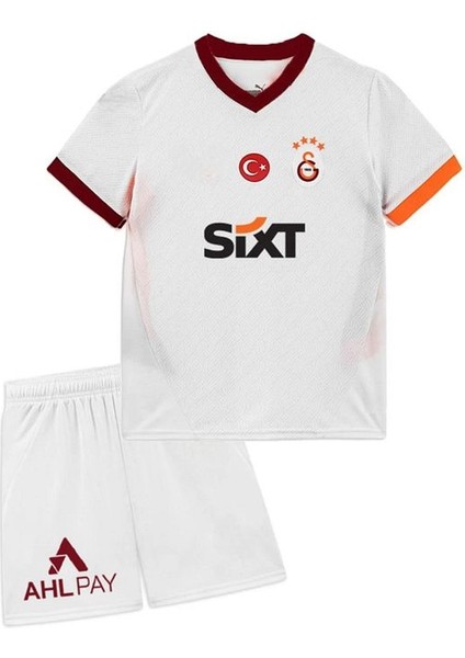 2024/25 Gâlâtasarây'- Deplasman Beyaz Çocuk Forması Spor T-Shirt fiyatları