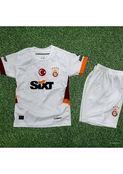 2024/25 Gâlâtasarây'- Deplasman Beyaz Çocuk Forması Spor T-Shirt modelleri