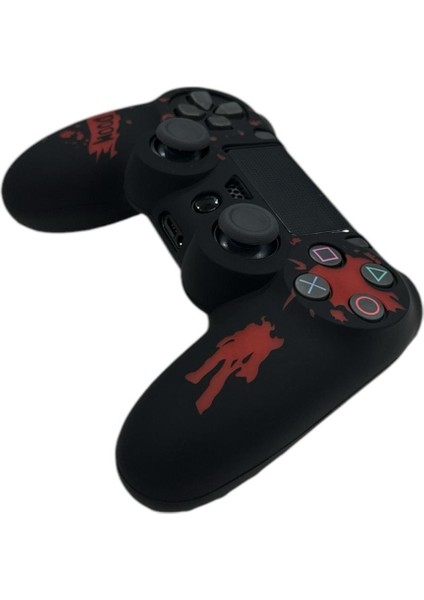 Ps4 Dualshock Joystick Koruyucu Doom Desenli Silikon Kılıf