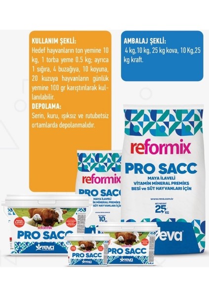 Reformix Pro Sacc Hayvan Süt-Vitamin-Mineral Takviyesi Kova - Kraft fiyatları