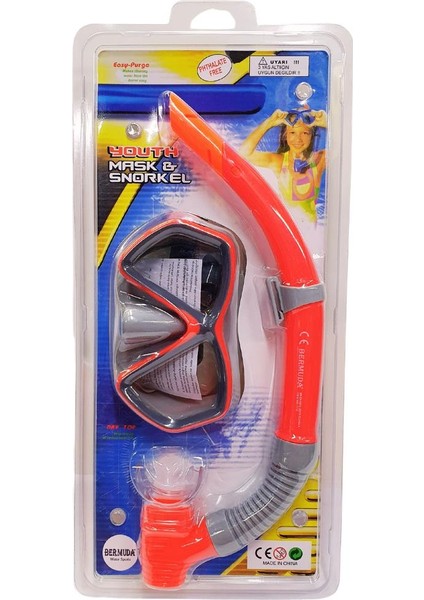 Daphne Snorkel Maske Set - 2189A/113CSB (Lisinya) modelleri