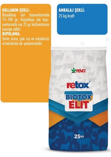 Retox Biotox Elit 25 Kg Kraft - Hayvan Kızgınlık Artırıcı - Tırnak Problemi modelleri