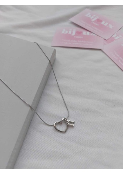 Kalpli H Harfli Çelik Kolye fiyatları