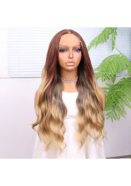 Bakır Kumral Balköpüğü Ombreli Fiber Sentetik Tül Peruk fiyatları