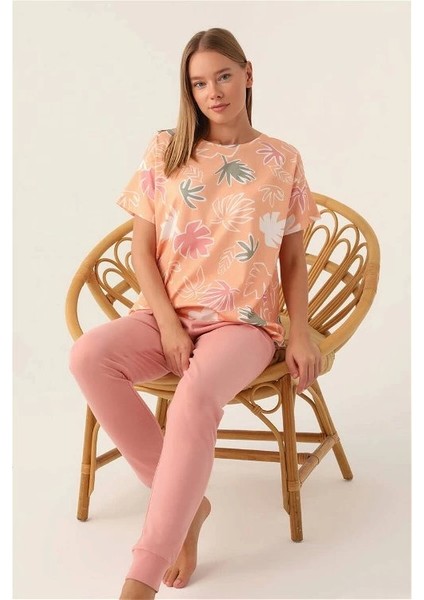 Rolypoly 3386-S Kadın Kısa Kol Pijama Takımı