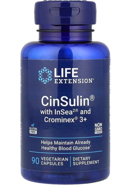 Cinsulin With Insea2 And Crominex 3+ 90 Vegetarian Capsules VR78