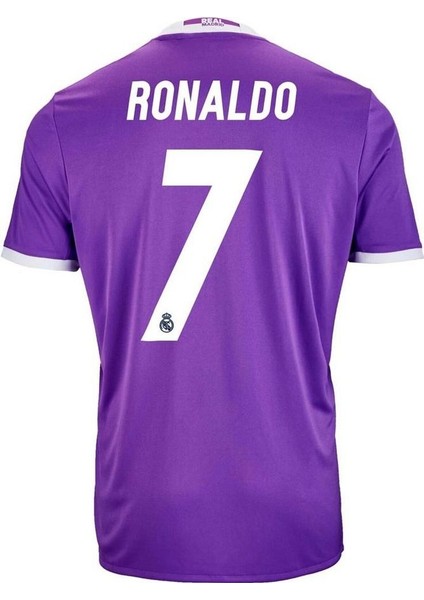 Real Madrid Ronaldo Cardiff Şampiyonlar Ligi Futbol Forma 4'lü Set Forma+Şort+Çorap+Bileklik