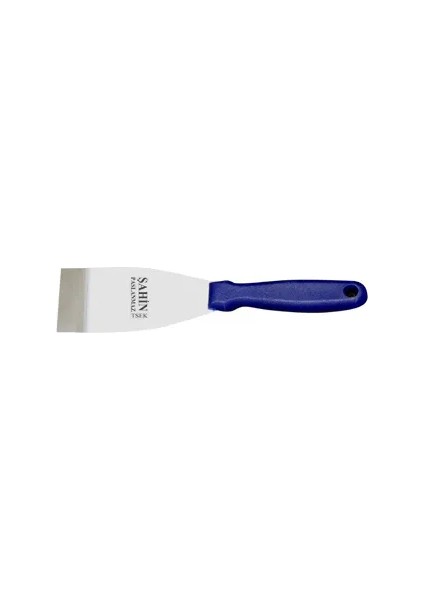 Bursa Paslanmaz Gıda Spatulası No:4, 10 cm - Plastik Sap