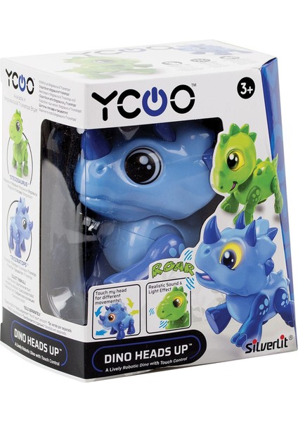 Dino Heads Up Robot Triceratops