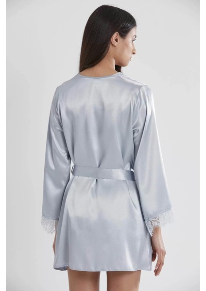 Pierre Cardin 2490 Bayan Sabahlıklı Saten Şort Takım