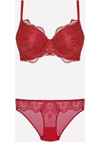 Nurteks 4385 Dantelli Sütyen Takımı