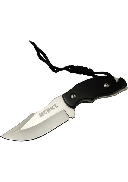 Crkt Civet 2805 Wy Tırtıklı Kamp Bıçak 18 cm - Plastik Sap, Kılıflı, Ipli