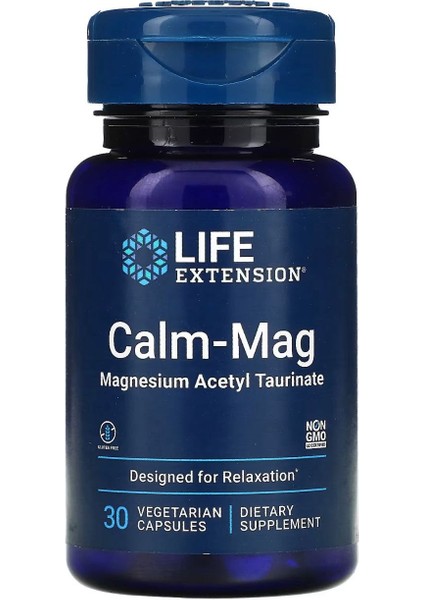 Calm-Mag Magnesium Acetyl Taurinate Vegetarian 30 Capsules VR45