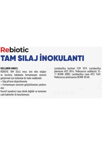 Rebiotic Tam Silaj Inokulanti 1 kg - 5 kg - 20 kg Silaj Koruyucusu modelleri