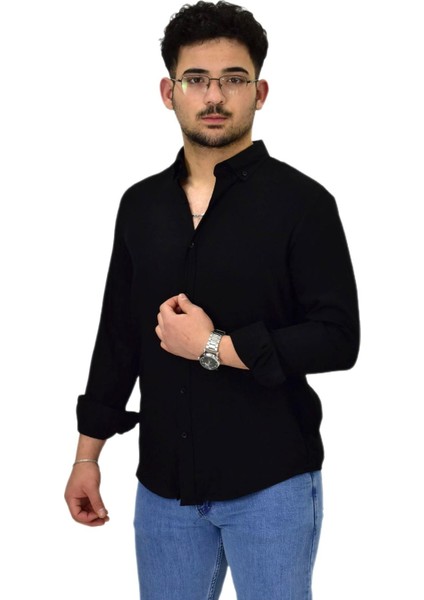 Erkek Spor Silim Fit Uzun Kol Gömlek G5019 BGL-ST04493 fiyatları