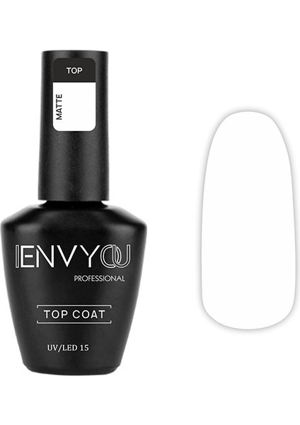 Profesyonel Mat Efektli Top Coat Matte 15 gr