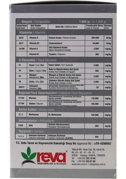 Vetasupra Calf Power Küçükbaş Için Hayvan Yem Katkısı - 3 kg Kova -500 gr Şişe