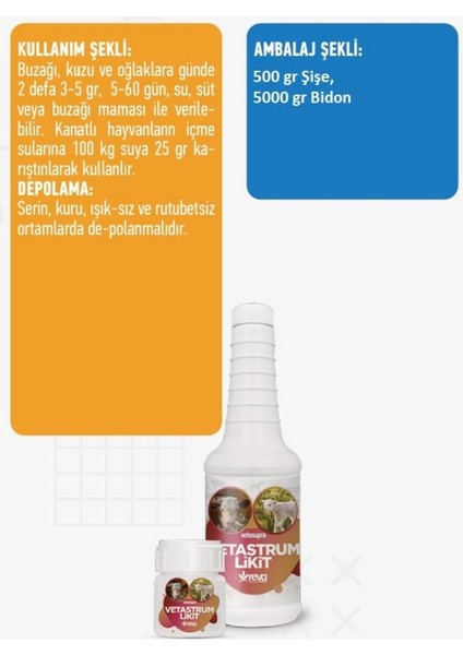 Vetastrum Likit Bagışıklık Sistemi Güçlendirici Yem Katkı Maddesi