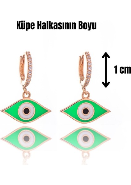Greenish Eye Gümüş Küpe fiyatları