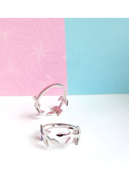 18 Ayar Altın Kaplama Yaprak Tasarım Ikili Serçe Kadın Gümüş Yüzük Doğum Günü Hediye fiyatları