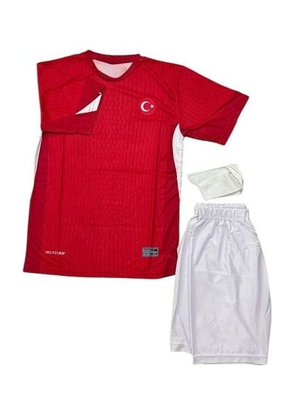 Türkiye Milli Takımı Isimsiz 3 Lü Çocuk Futbol Forması