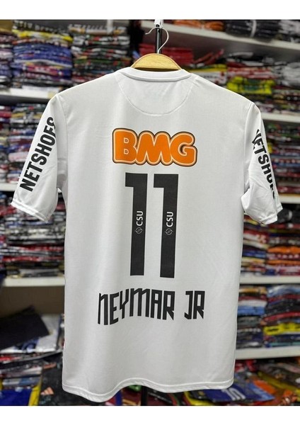 Santos Neymar Jr Yetişkin Forması Beyaz