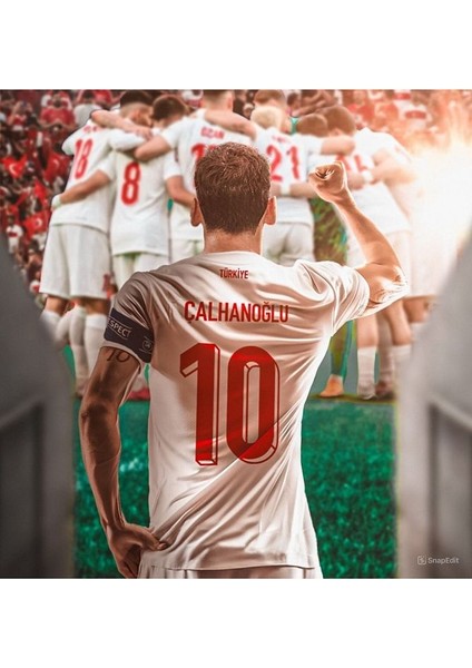 Milli Takım Hakan Çalhanoğlu Yetişkin Forması Beyaz