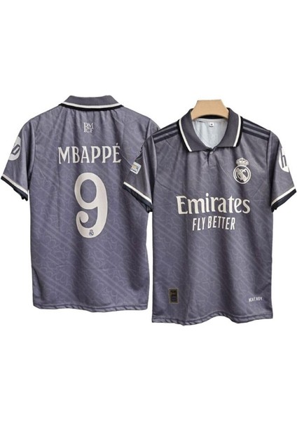 Real Madrid Kylian Mbappe Yetişkin Forması Siyah