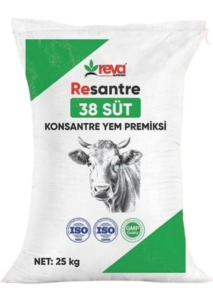 Resantre Süt 38 Tamamlayıcı Konsantre Premiks-Yem 25 kg